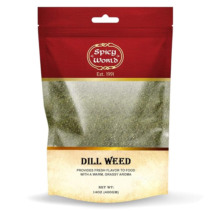 Spicy World Dill Weed 14 Ounce LARGE Bag | Perfect Seasoning and Spice for Salads and Soups