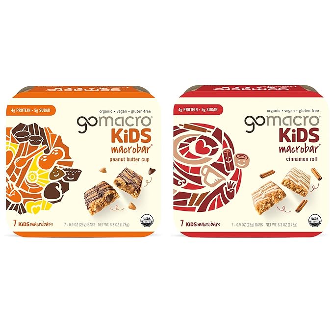 GoMacro MacroBar Organic Vegan Protein Bars - Maple Sea Salt & Oatmeal Chocolate Chip (2.3 Ounce