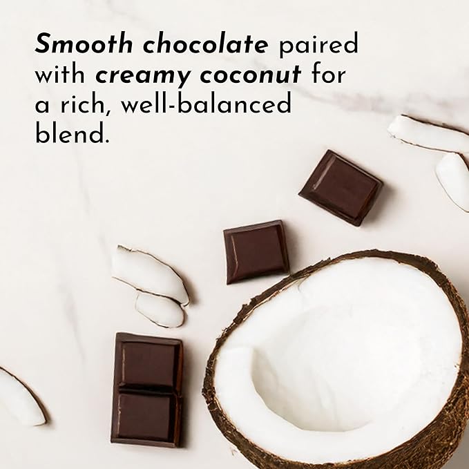 JUST INGREDIENTS Coconut Chocolate Protein Powder ??30-Serving Blend with 100% Grass-Fed Whey &