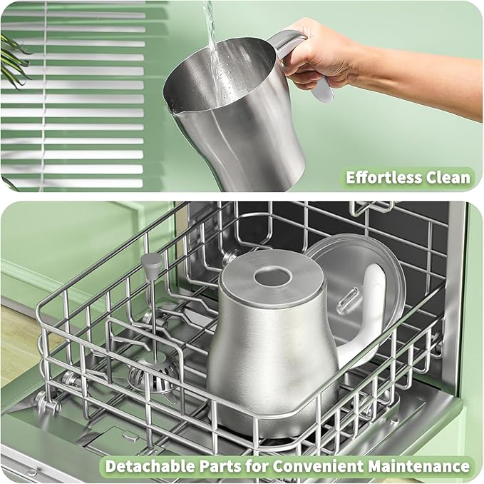 Maestri House Milk Frother, Variable Temp and Froth Thickness DualFro 600 Milk Frother Steamer