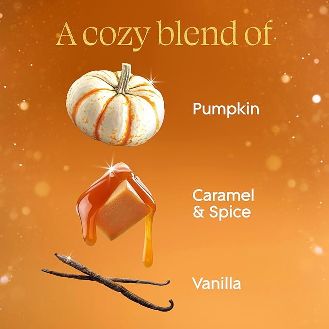 Glade Automatic Spray Refill, Pumpkin & Ginger, Scented Air Freshener for Home and Bathroom, 6.2