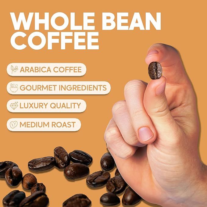Sarasota Coffee Whole Bean Snickerdoodle Sugar Cookie | Medium Roast Gourmet Flavored Coffee Beans