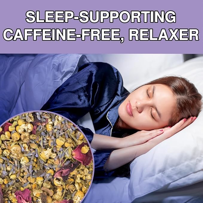 BREWIX, Valerian Comfort Tea for Sleep and Relaxation (40+ Cups, 2.82oz/80g) Caffeine-Free and