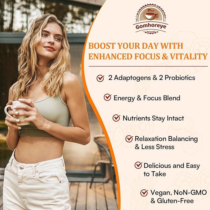 Mushroom Coffee - Mushroom Coffee Organic with 11 Superfood Mushrooms, Includes Lion's Mane