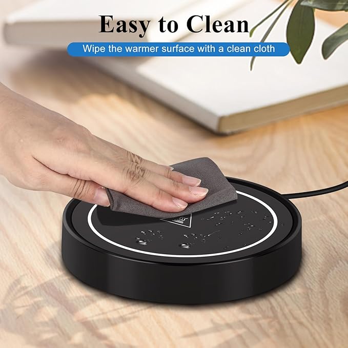 Coffee Mug Warmer, Electric Beverage Warmers for Office Home Desk Use, Smart Cup Warmer Thermostat