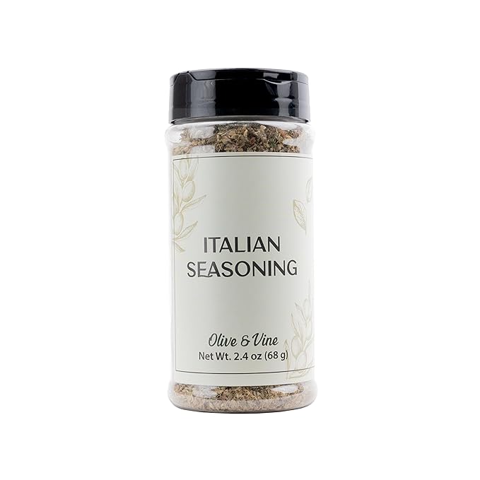 Olive & Vine Italian Seasoning, Herb Blend, Use in Pasta, Pizza, Salads, Rich Tradition, Authentic