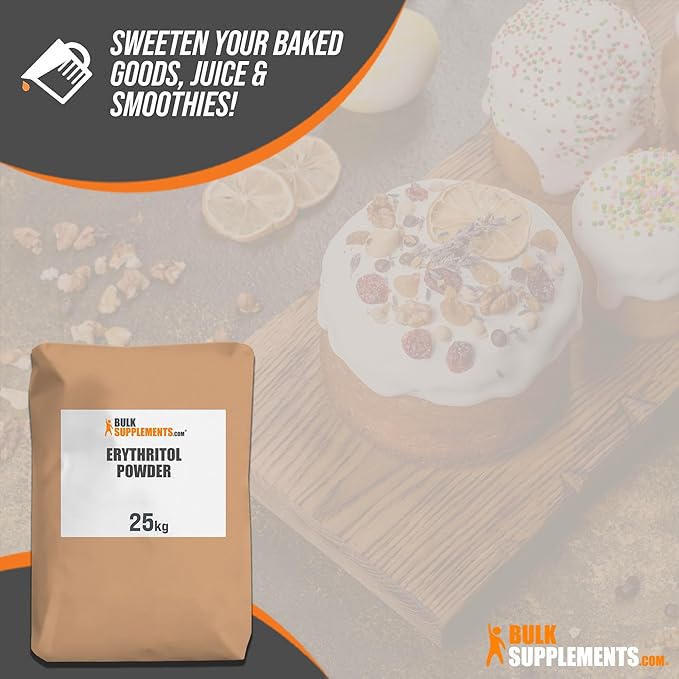 BulkSupplements.com Erythritol Powder - Erythritol Sweetener. Sugar Substitute - Zero Calorie
