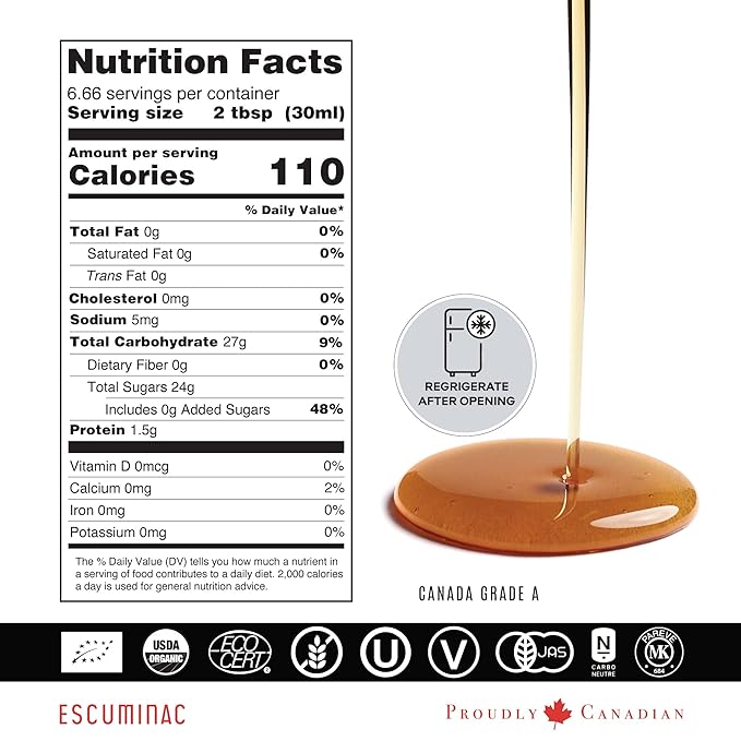 Escuminac, Canadian Maple Syrup Gift Set, 3 Harvests Included From Delicate to Strong Taste. 100%