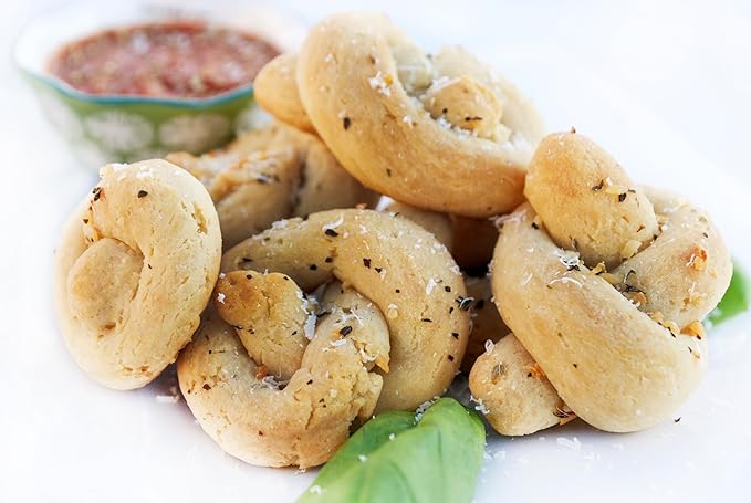 Mom's Place Gluten-Free Garlic Knot Mix with Garlic Butter Sauce, Nut-Free, Dairy-Free & Soy-Free