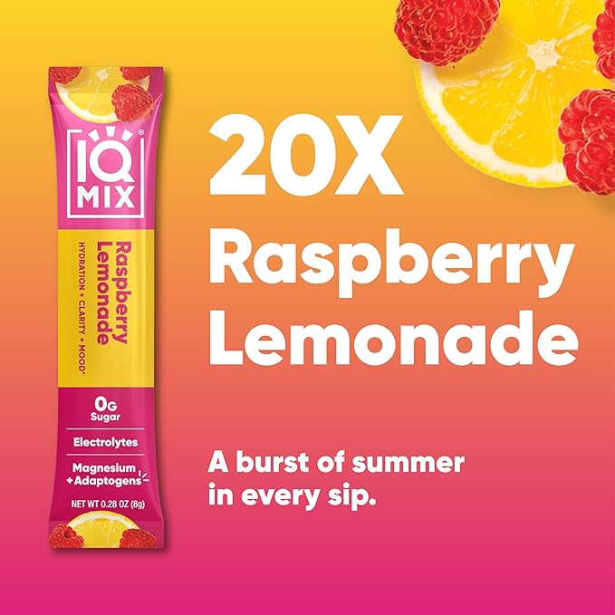IQMIX Hydration Electrolyte Powder ??4-in-1 Formula for Hydration, Mental Clarity, Mood and