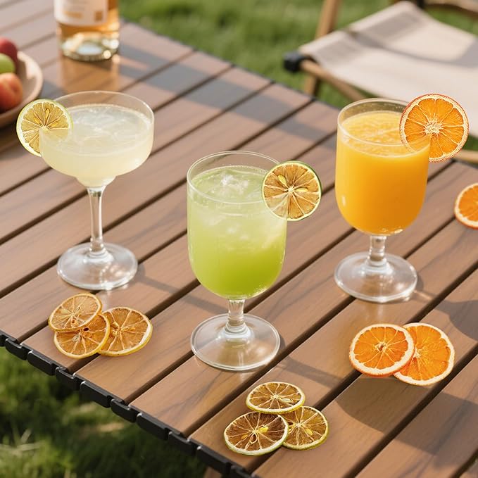 3-Pack Dehydrated ORANGE,LEMON & LIME,9oz total,Premium Craft Cocktail Garnish With10 Pcs Drink
