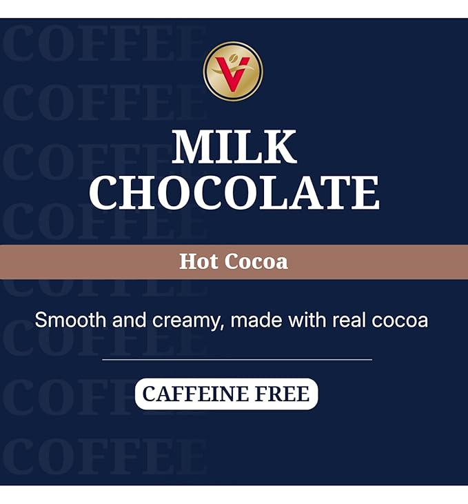 Victor Allen's Coffee Milk Chocolate Hot Cocoa SSC, 42 Count, Single Serve K-Cup Pods for Keurig