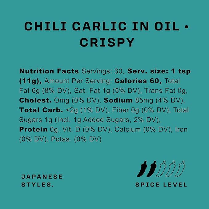 Umami Hottie Crispy Crunchy Chili - The Ultimate Crunchy Texture Topping For Sushi, Dumplings