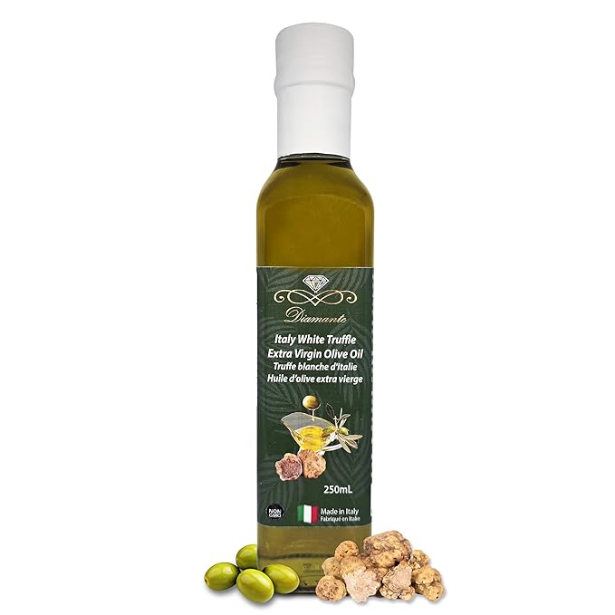 Diamante Italy White Truffle Extra Virgin Olive Oil - White Truffle (Tuber magnatum Pico) Gourmet