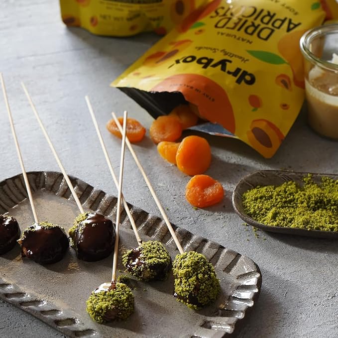 Drybox Dried Turkish Apricots No Sugar Added, Unsweetened Non-GMO | Dry Apricot Snacks | All
