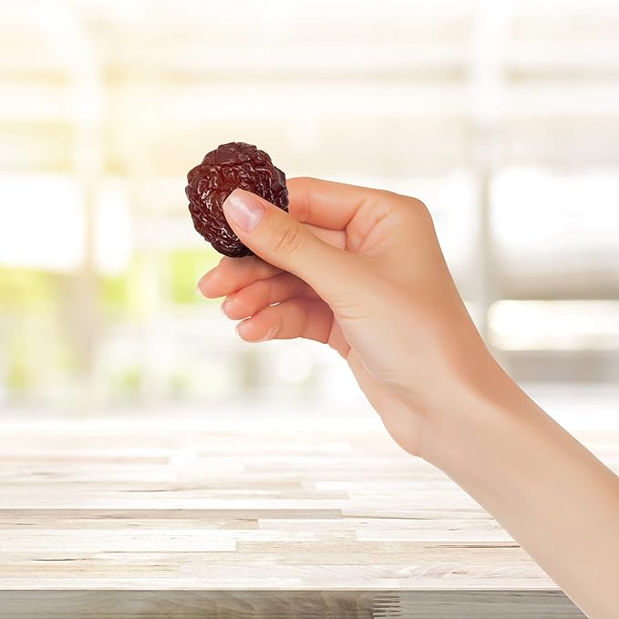 Traina Home Grown Jumbo California Sun Dried Angelino Plum Halves - Healthy, No Sugar Added, Chewy