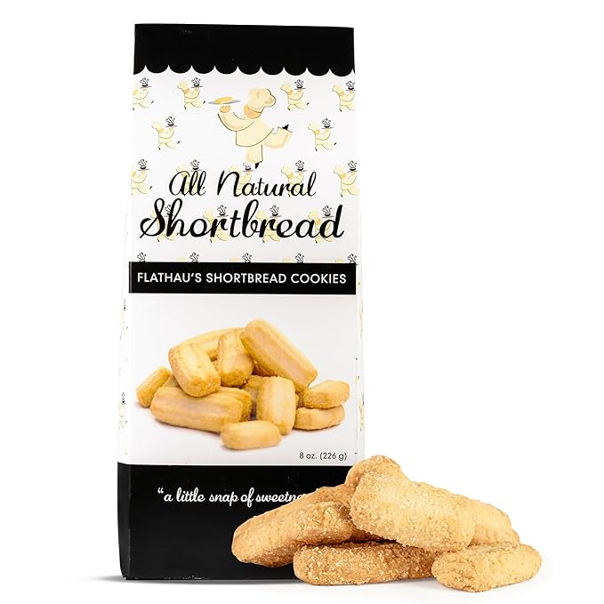 Flathau's Fine Foods, Gourmet Shortbread Cookies, Handcrafted All Natural Artisan Bites