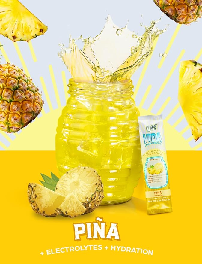 Electrolyte Drink Mix ??Pineapple Agua Fresca Flavor | Sugar-Free Hydration Powder with Coconut
