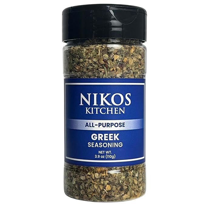 Nikos Kitchen All Purpose Greek Seasoning Blend - Mediterranean Spice Mix for Chicken, Lamb, Gyro