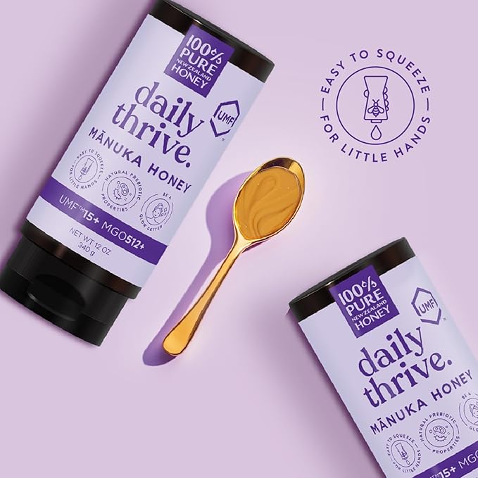 100% Pure New Zealand Honey UMF 15+ MGO 512+ Squeezy Manuka Honey Raw & Unfiltered Certified Award
