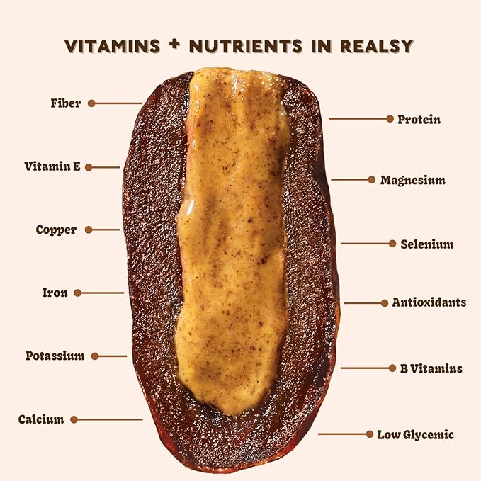 Realsy Filled Medjool Dates, Organic Dates with No Sugar Added, Gluten-Free, Vegan, All Natural