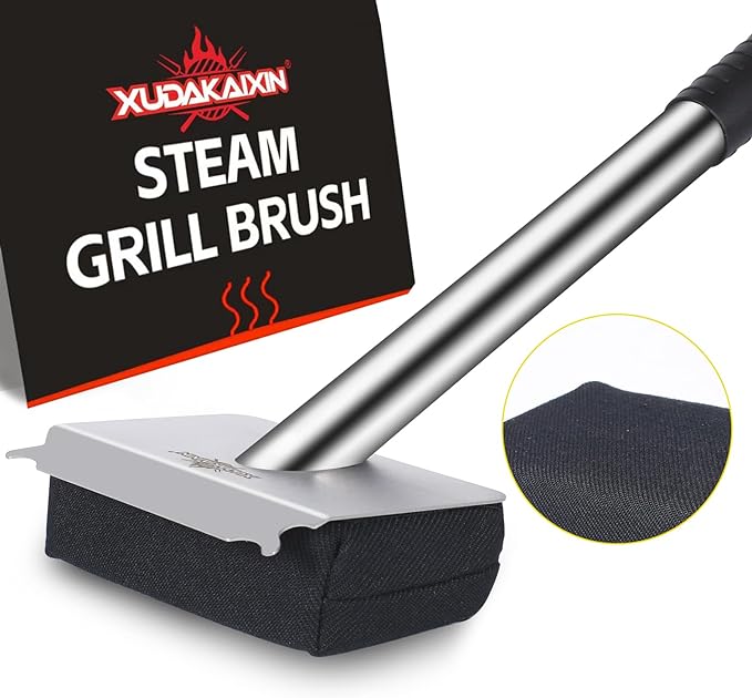 Steam Grill Brush Bristle Free,[Ultra Safe & Efficient] Grill Cleaner for Outdoor Grill,BBQ
