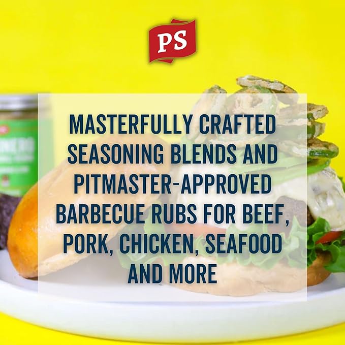 PS Seasoning El Dinero Taco Seasoning Mix - Hatch Chili Verde and Jalapeno Blend, Dry BBQ Rub for