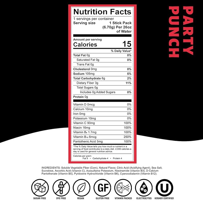 Devotion Nutrition HydroFLEX Water Flavoring Packets ??Sugar-Free Hydration with Vitamins &