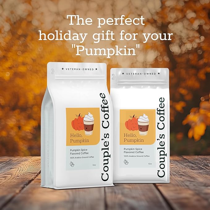 Couple?™s Coffee Ground Coffee | Gives Back to Military Families | Hello Pumpkin | Medium Roast