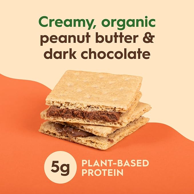 Once Again Chocolate Peanut Butter Graham Sandwiches - Organic, Gluten Free Graham Crackers with PB