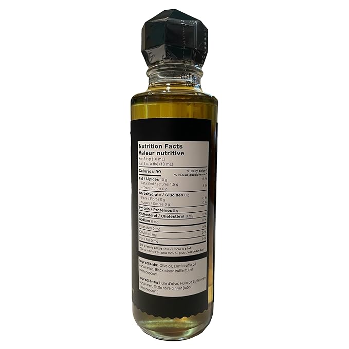 TRUFF Black Truffle Oil - Black Truffle Infused Olive Oil - Gourmet Dressing, Seasoning, Marinade