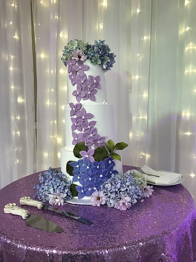 GIFTS INFINITY® Personalized Wedding Cake Knife and Server Set Free Engraving (2468) - Valentine's