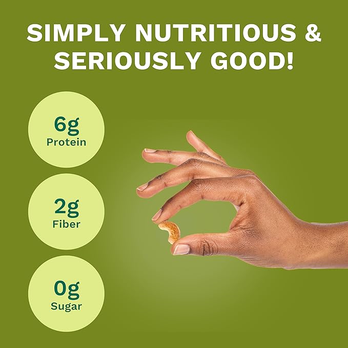 Karma Nuts Olive Oil & Sea Salt Whole Cashews (7 oz, Pack of 1) ??Roasted Cashews, Healthy Snacks