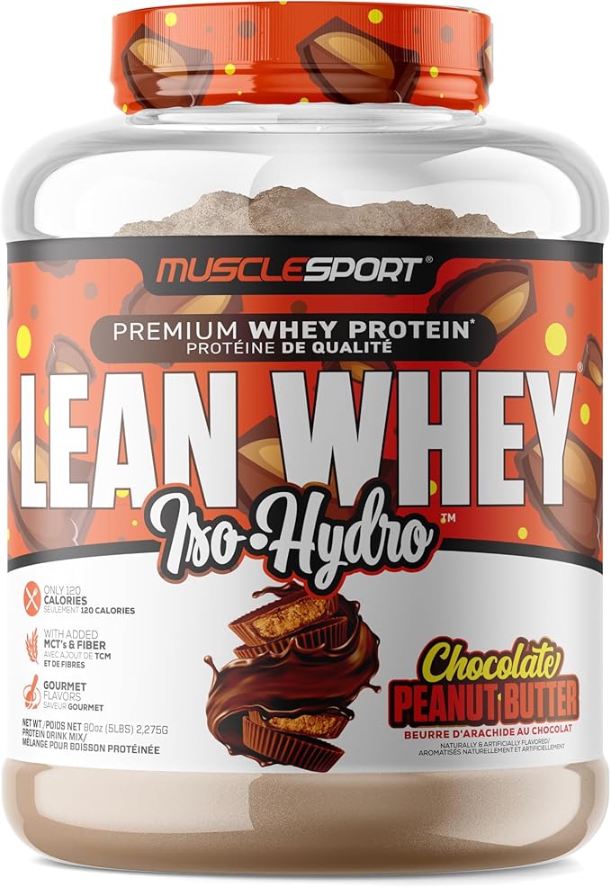 Musclesport Lean Whey Revolution??Protein Powder - Whey Protein Isolate - Low Calorie, Low Carb