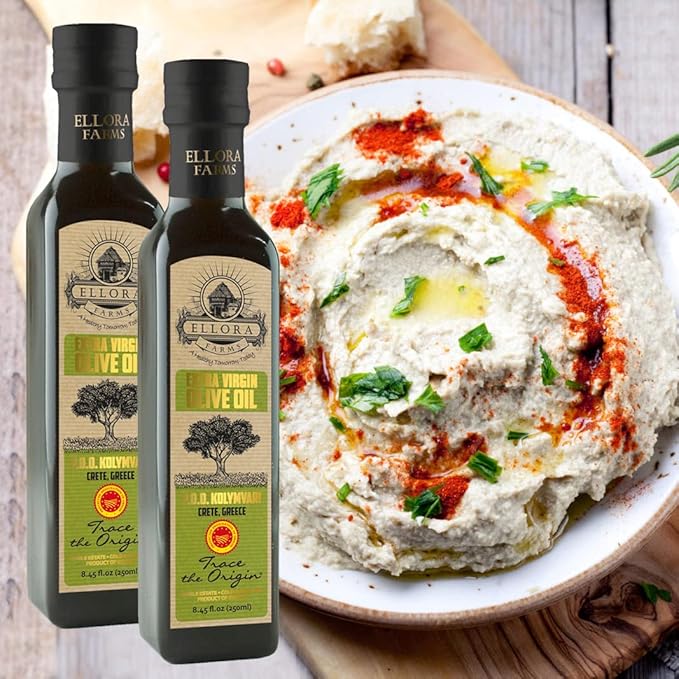 Ellora Farms, Greek Extra Virgin Olive Oil, Gold Award Winner, Single Estate traceable olive oil