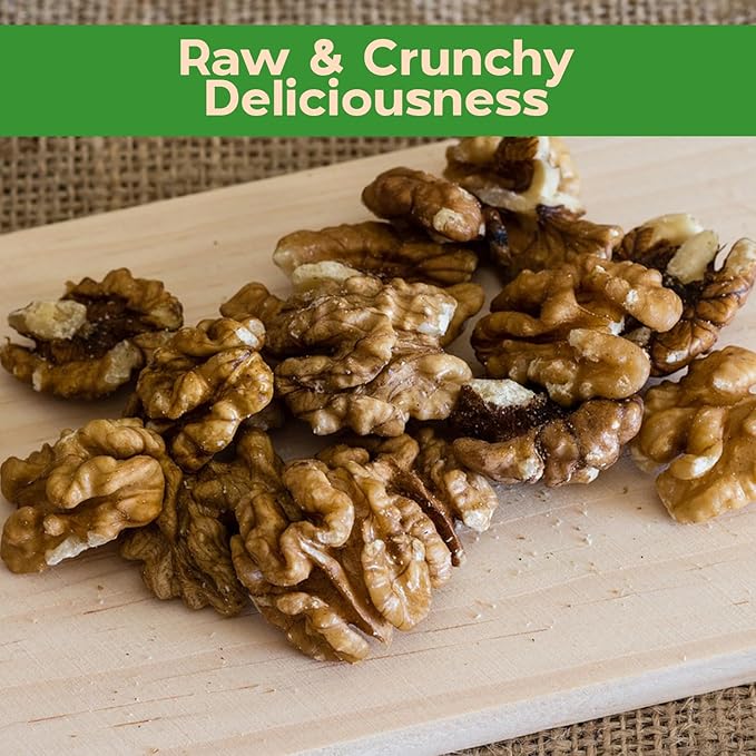 Sincerely Nuts Raw Shelled Walnuts (5lb bag) | No Shell Walnut Halves and Pieces | Easy to Eat &