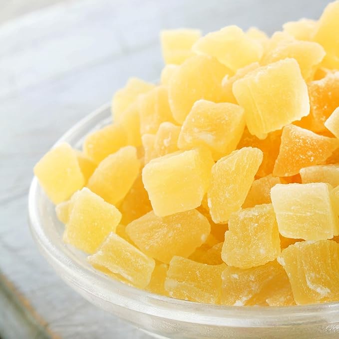 Anna and Sarah Dehydrated Pineapple Tidbits NATURAL NO SO2, Non GMO, Gluten Free, High In Fibers in