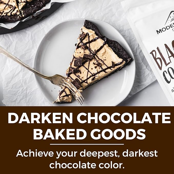 Black Cocoa Powder (1 lb) Bake the Darkest Chocolate Baked Goods, Achieve Rich Chocolate Flavor