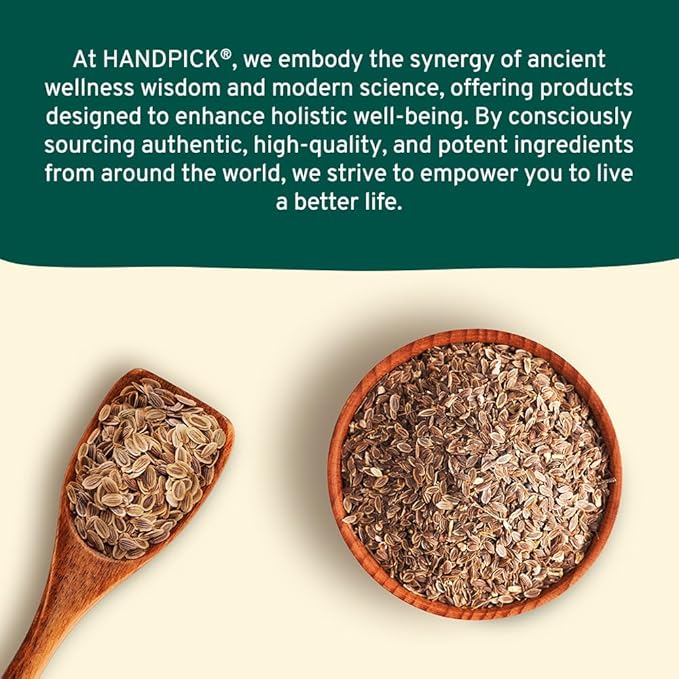 HANDPICK Dill Seeds (397g/14oz) Non GMO, Gluten Free, 100% Raw, Sourced from India, For Cooking