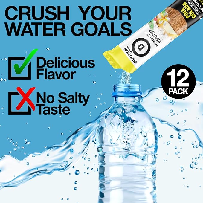 Devotion Nutrition HydroFLEX Water Flavoring Packets ??Sugar-Free Hydration with Vitamins &