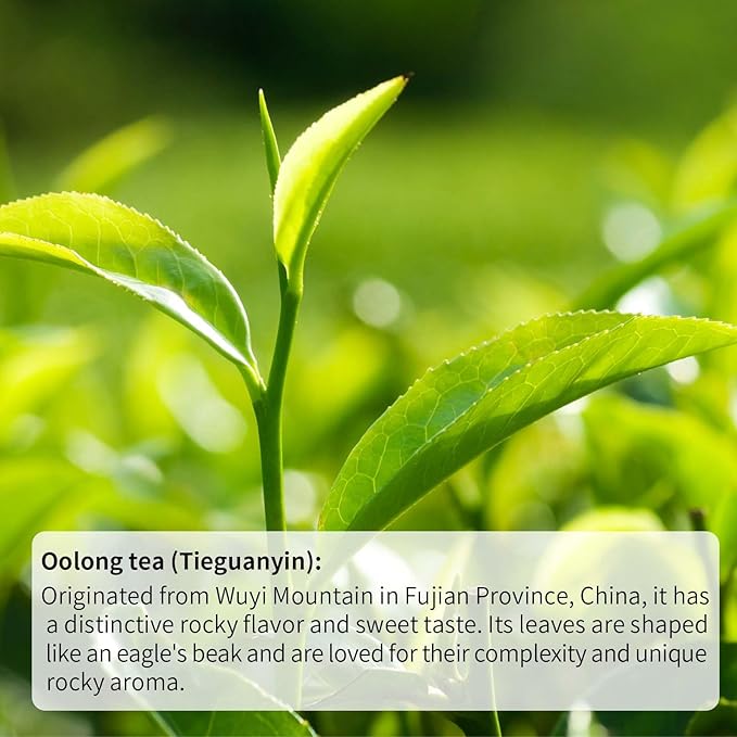HANFANGLING Green Grape Oolong Tea - Premium Loose Leaf Tea with Natural Green Grape Flavor, 100%