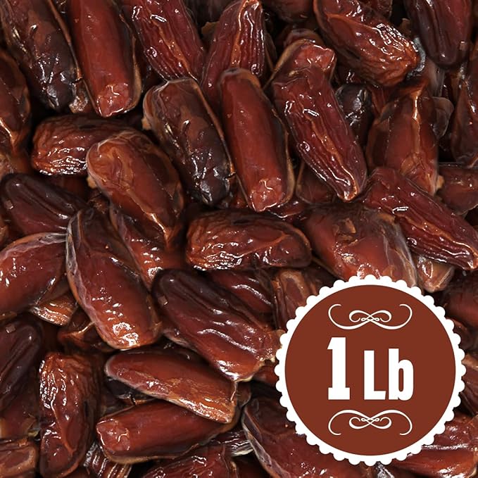 Pitted Dates 1lb pack of Deglet Noor Dates Pitted Bulk No Sugar Added, Delicious and Nutritious
