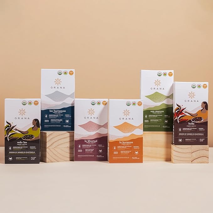 G GRANA Coffee Pods, Compatible with Nespresso OriginalLine, 40 Count, Dark and Medium-Dark Roast