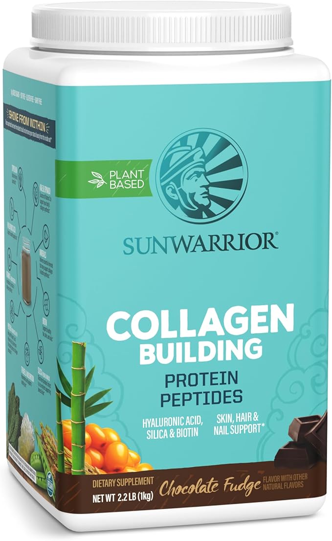 Vegan Collagen Protein Powder for Women Silica Plant Based Collagen Powder Chocolate Flavor Vegan