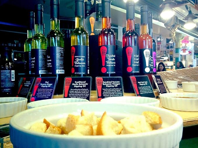 OMG! Oils: Gourmet Blackberry Barrel-Aged Balsamic Vinegar (Perfect for Dipping, Marinades, Glazing