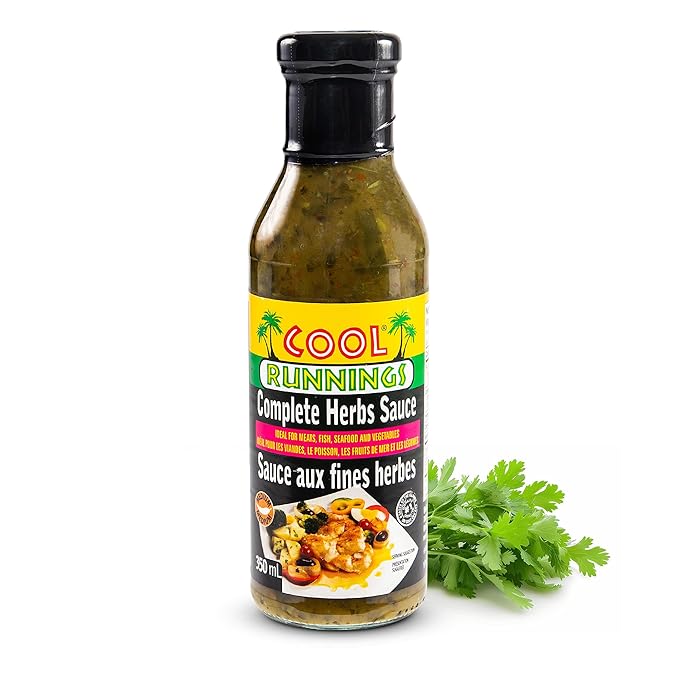 Cool Runnings Complete Herbs Sauce 350 ml - Rich and Savory European Sauce Infused with Fresh Herbs
