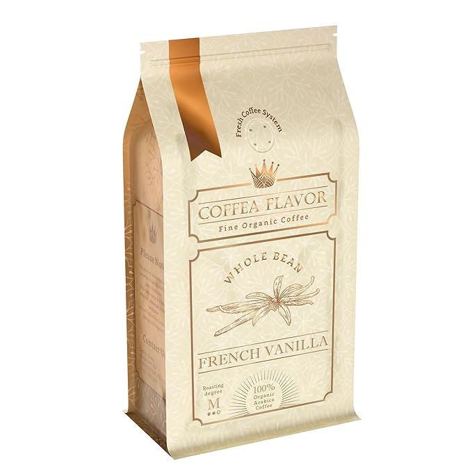French Vanilla Flavored Whole Bean Coffee ??100% Arabica, Single Origin, Medium Roast, USDA