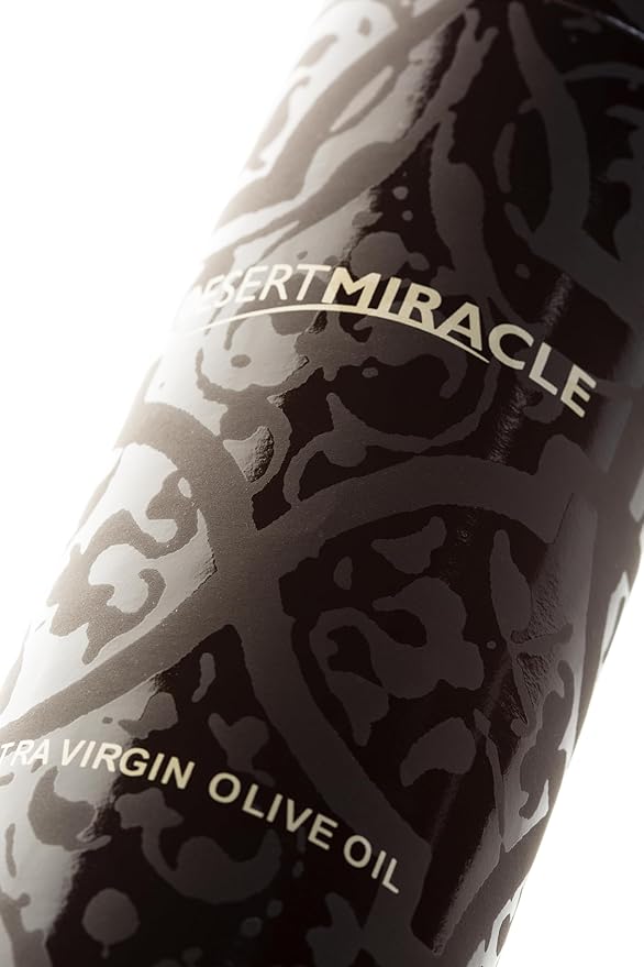 Olive Oil Gift Box of DESERTMIRACLE Cold Pressed Polyphenol Rich Moroccan Olive Oil, Extra Virgin
