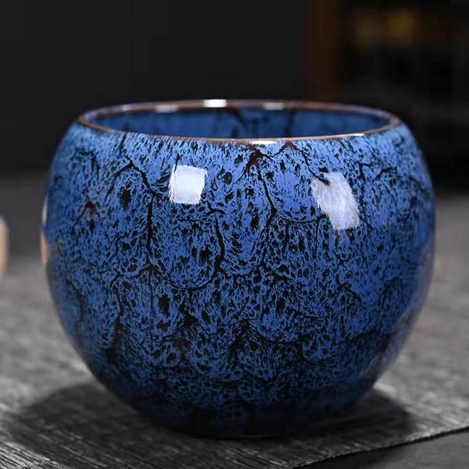 MQjzsh Chinese Japanese Traditional Ceramic Tea Cups, Mini Ceramic Kung Fu Tea Cups, Mate Cup Set