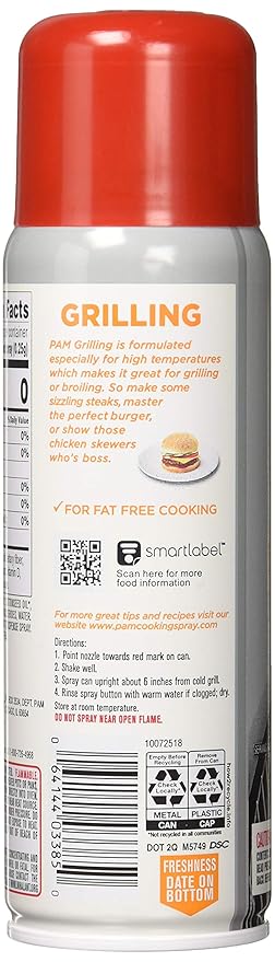 Pam Grilling No-Stick Cooking Spray - 5 oz - 2 pk